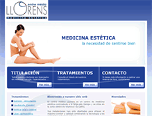 Tablet Screenshot of centremedicllorens.com